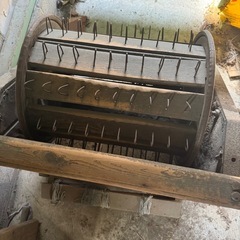 足踏み脱穀機｜古民具・農機具・現状渡しの画像