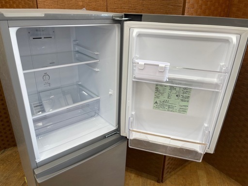 ジモティー特別価格?AQUA製☆2ドア冷蔵庫☆126L☆6ヶ月間保証付き 