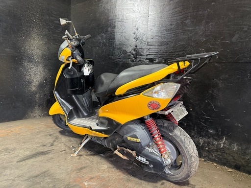 ★支払総額6.2万円★関東圏内即日配送可能！　全車走行テスト済み！ ヤマハ シグナス1型 黄色 社外マフラー！ 社外ミラー！ リアキャリア！ フェンダーレス！ メーターバイザー！ アルミステップ！