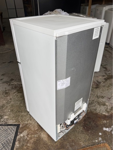 札幌市内配送可 16年製 Haier ハイアール 106L 2ドア冷蔵庫 JR-N106K ホワイト 右開き