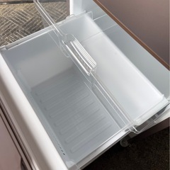 札幌市内配送可 17年製 Panasonic パナソニック 168L 2ドア冷蔵庫 NR-B17AW-T マホガニーブラウン 右開き の画像