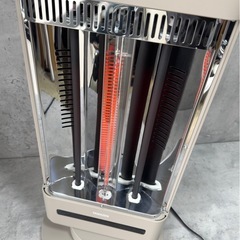 お引取り限定 美品 YAMAZEN ヤマゼン 温風+遠赤 ハイブリッドヒーター EDBC-SVM12(G) ツインヒートPLUSの画像