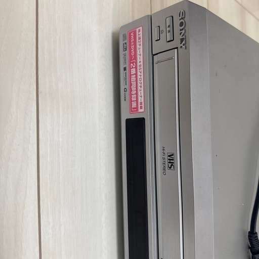 ジャンク　SONY RDR-VD60 スゴ録 VHSビデオ一体型 DVDレコーダー