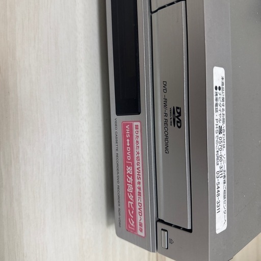 ジャンク　SONY RDR-VD60 スゴ録 VHSビデオ一体型 DVDレコーダー