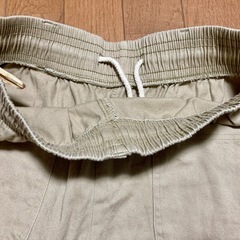 ベージュ パンツ ワークパンツ レディースLサイズ中古カジュアル関西ファッション連合の画像
