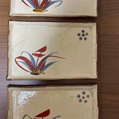 やちむん皿　３枚セットの画像