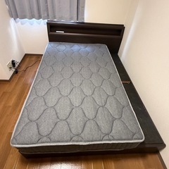 開封のみの新品未使用セミダブル　ベッド　マットレスの画像