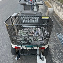 ホンダ モンパル UDAA 電動4輪車いす バッテリー弱 現状渡しの画像