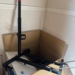 自転車スタンド 縦置き横置き 黒の画像