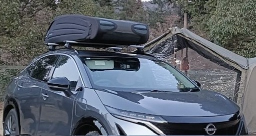 Terzo テルッツォ (by PIAA) ルーフボックス 570L バミューダフレックス ブラック×グレー 両開き 折り畳みタイプ 