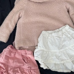 女児　JILL STUART 110 コート　3点　ボトムス　B-27の画像