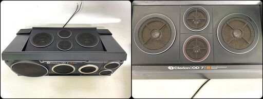 【買取宝船 枝吉店】希少 Clarion クラリオン OD 7 オムニダイレクショナル 6ウェイ 9スピーカー 左右セット 当時物 旧車 稼働品 ≪現状販売≫