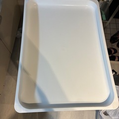 キャスター付きワゴン　白　2個の画像