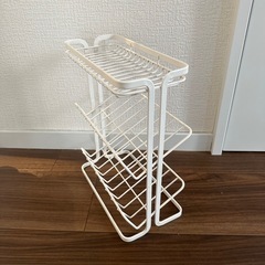 山崎　tower シャンプーラック　ホワイト　4段の画像