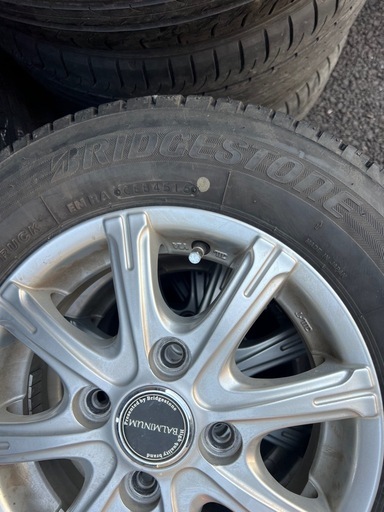 145/80R12, ブリヂストン,2016年,アルミホイル　4本セット