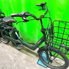 東京23区配達無料🌈大容量16Ahバッテリー🌈新基準 Panasonic パナソニック　ギュットアニーズ　16Ah 電動自転車☆中古☆パナ 1326の画像