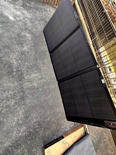 防災の日。EcoFlow 160W ソーラーパネル 片面ソーラーパネル
