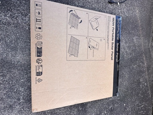 防災の日。EcoFlow 160W ソーラーパネル 片面ソーラーパネル