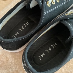 スニーカー　ブラック　24.0の画像