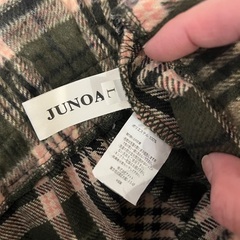 【ハイウェストチェックスカート】ニットセットの画像