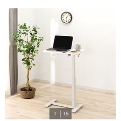 【美品】ニトリ 昇降デスク(DX006 WW/WH)の画像