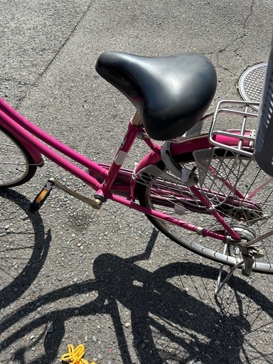 自転車 後ろカゴ付き 26インチ