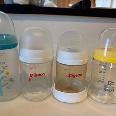 Pigeonガラス哺乳瓶&乳首セットの画像