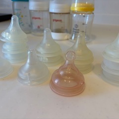 Pigeonガラス哺乳瓶&乳首セットの画像