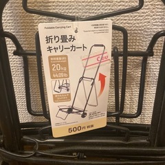 折りたたみキャリーカート（新品）の画像