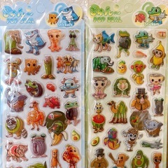 お譲り先決定【新品正規品】ベイビーシャークシール きゅんポップシール計7枚セット　吉田産業の画像