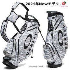 新品タグ付未使用 OAKLEY オークリー スタンド キャディバッグ 9.5型 ホワイトカモ　廃盤モデル！の画像