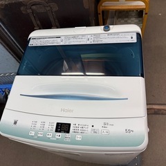 2021年　5.5kg  分解洗浄済み　ハイアール　JW-U55HKの画像