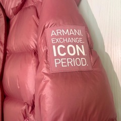 【アルマーニ エクスチェンジ】ARMANI ダウンジャケット ピンク Sサイズ ⭐︎ 引っ越しの為格安出品中の画像
