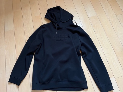 NICOLE CLUB FOR MEN  パーカー　黒　