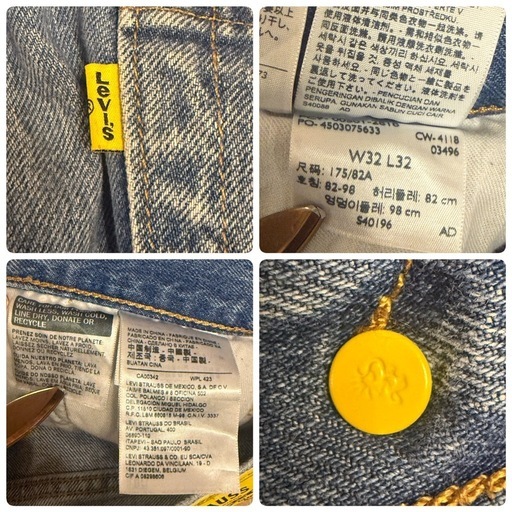 Levi's 501 PEANUTS SNOOPY 限定モデル W32 L32