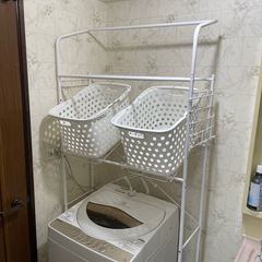 洗濯機、洗濯機ラックの画像
