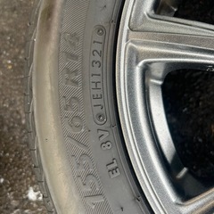 155-65-14アルミ夏タイヤセットの画像