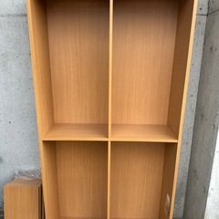 マルチ本棚（ホワイトブラウン）の画像