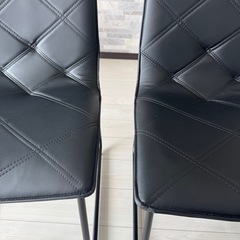 傷・汚れに強いダイニングチェア(2脚)の画像