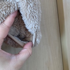 くまさん  もこもこ着ぐるみロンパース   80の画像