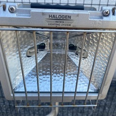 ハタヤ スタンド付ハロゲンライト 屋外用 300Wハロゲン灯×2灯 の画像