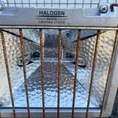 ハタヤ スタンド付ハロゲンライト 屋外用 300Wハロゲン灯×2灯 の画像