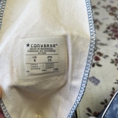 コンバース ALL STAR 小花柄 後ろリボン25cmの画像