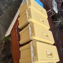 クーラーボックス5個まとめての画像