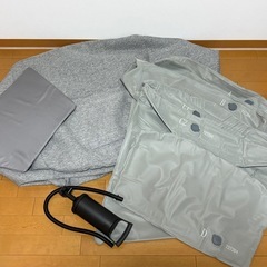 無印良品　空気でできたソファ　グレーの画像