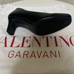 極美品 ロメオバレンチノ パンプス 22.0 EEE 黒 冠婚葬祭 就活 通勤の画像