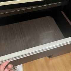 ニトリ美品0円　収納棚付きダストカウンターボックスの画像