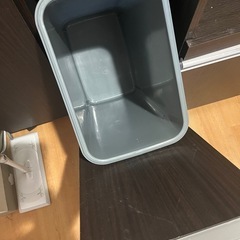 ニトリ美品0円　収納棚付きダストカウンターボックスの画像