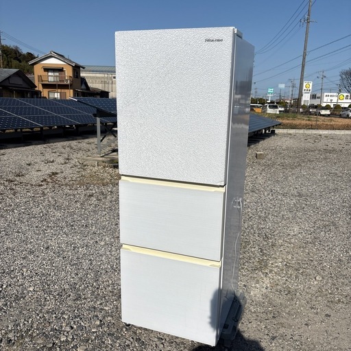ノンフロン冷凍冷蔵庫 3ドア 自動製氷 283L 2022年製 ハイセンス
