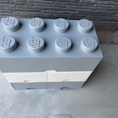 【引っ越し整理】LEGO レゴ 収納ボックス 3段 グレー系 の画像